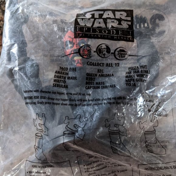 COPY - NIB VTG 1999 Star Wars Ep. 1 Darth Maul Cu… - Picture 4 of 7